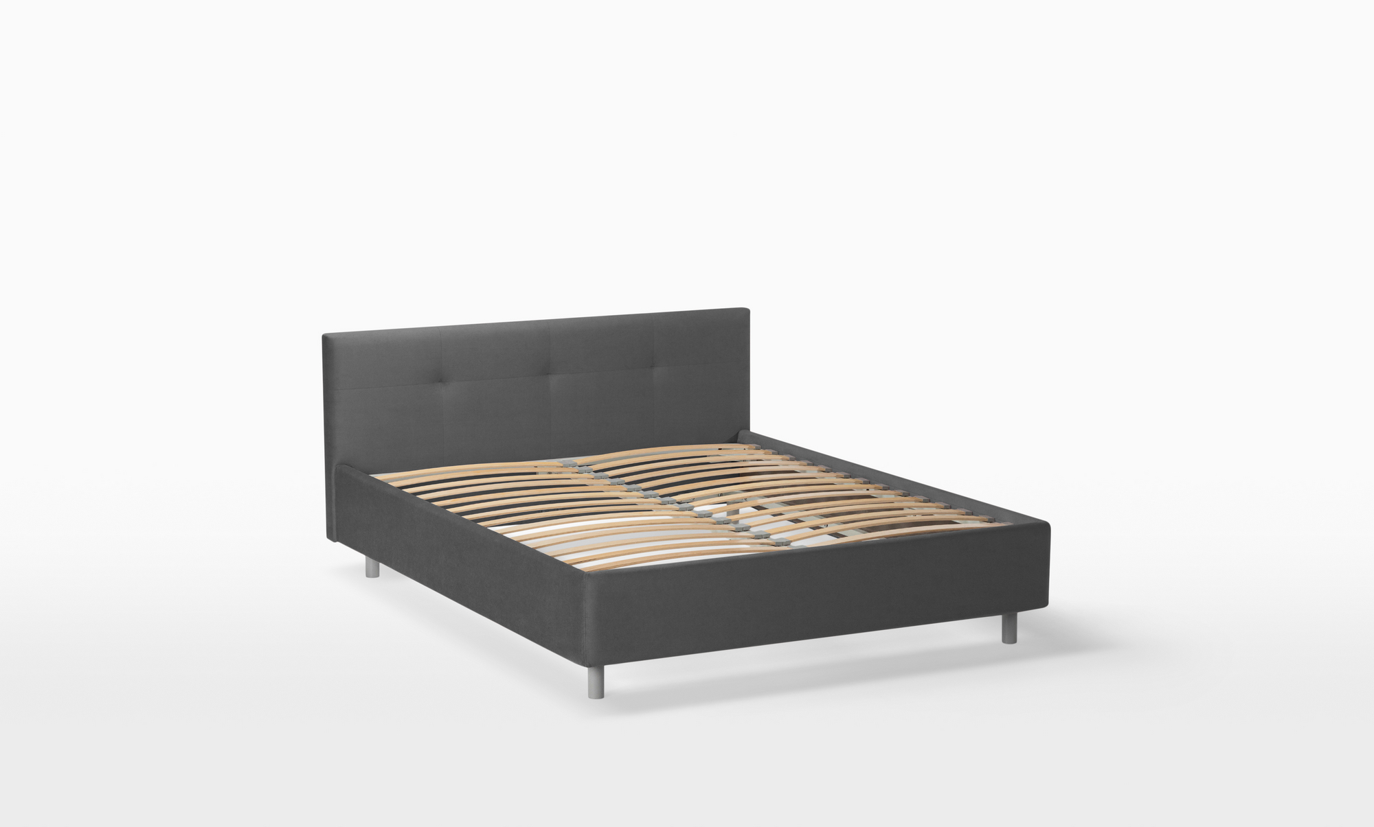 Кровать с ортопедической решеткой Vanessa Nova, ткань Sky Velvet 16, 120x200 - купить в Озерце