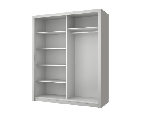 Лион, Шкаф 180. Цвет серый в мебель-центре Озерцо