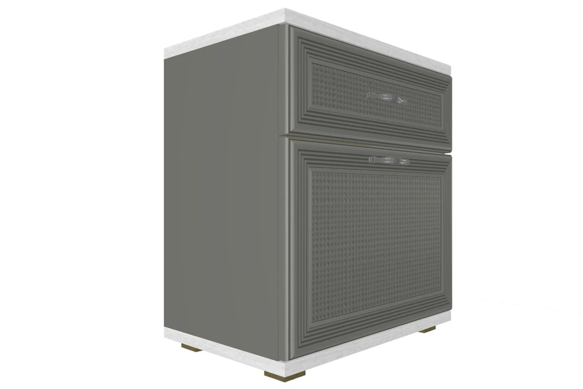 Готовый комплект для спальни СК-1007-СЯ-СО (Снежный Ясень/Серый Оникс) - купить в Озерце