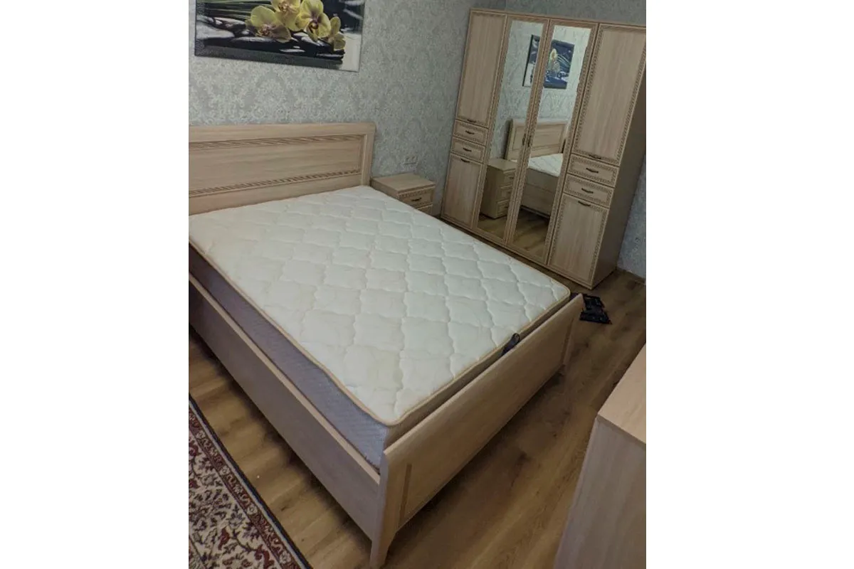 Кровать КР-1022 140х200 (Ясень Асахи) - купить в Озерце