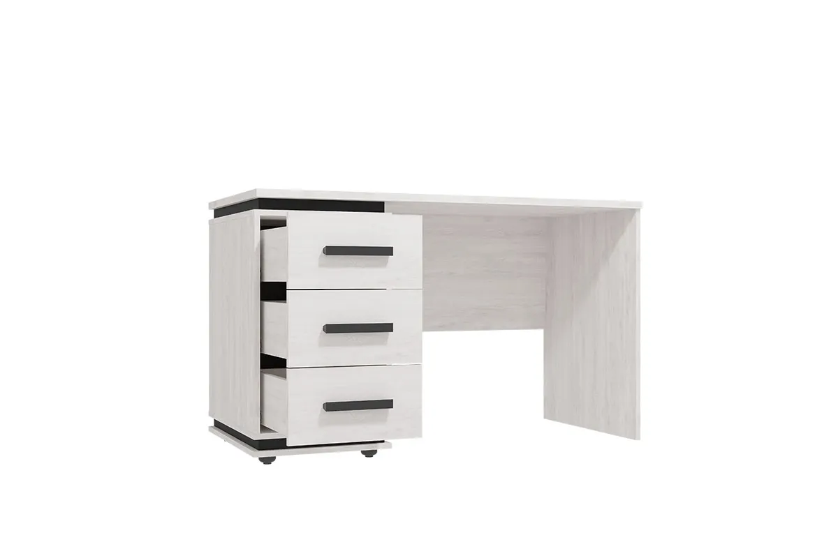 Стол письменный Oslo 84 (Бетон Пайн светлый/Черный) — Мебель-центр Озерцо