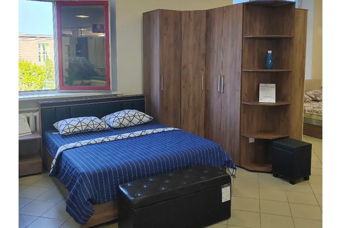 Монако 55 Шкаф для белья Дуб табачный Craft в мебель-центре Озерцо