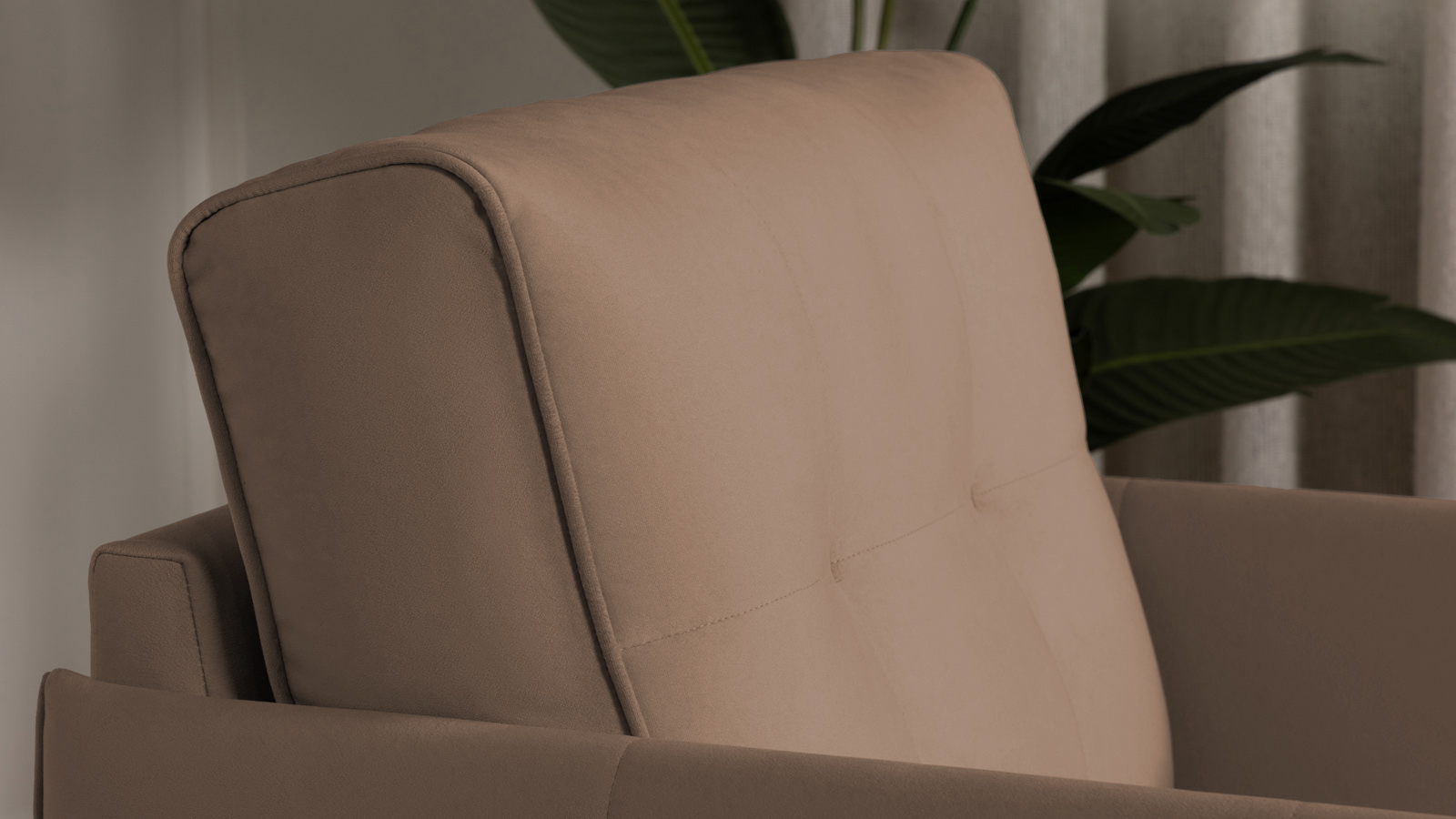 Кресло Amani Pro, Тк. Casanova Stone (подлокотник: 5 см) 73.5x89 — купить в Озерце