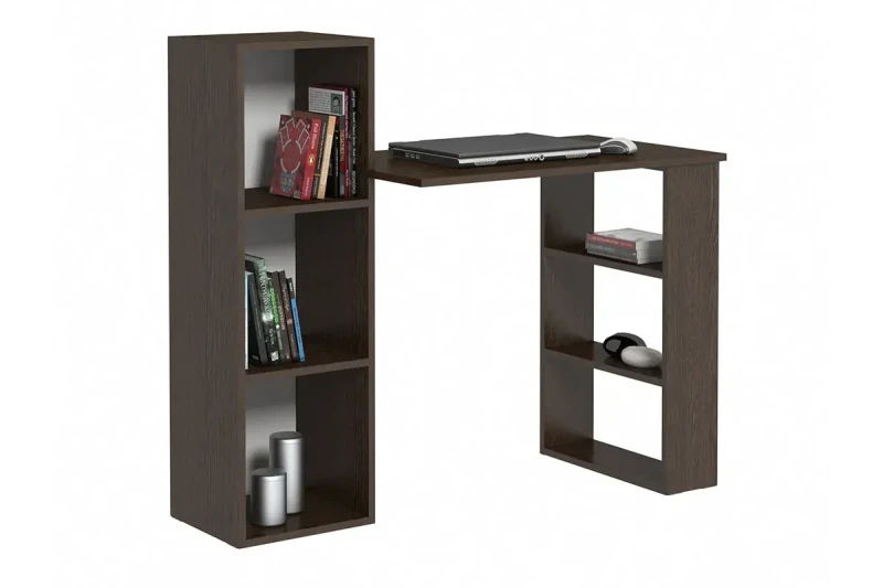 Стол письменный Лаки тип 1 (Венге Цаво) — Мебель-центр Озерцо