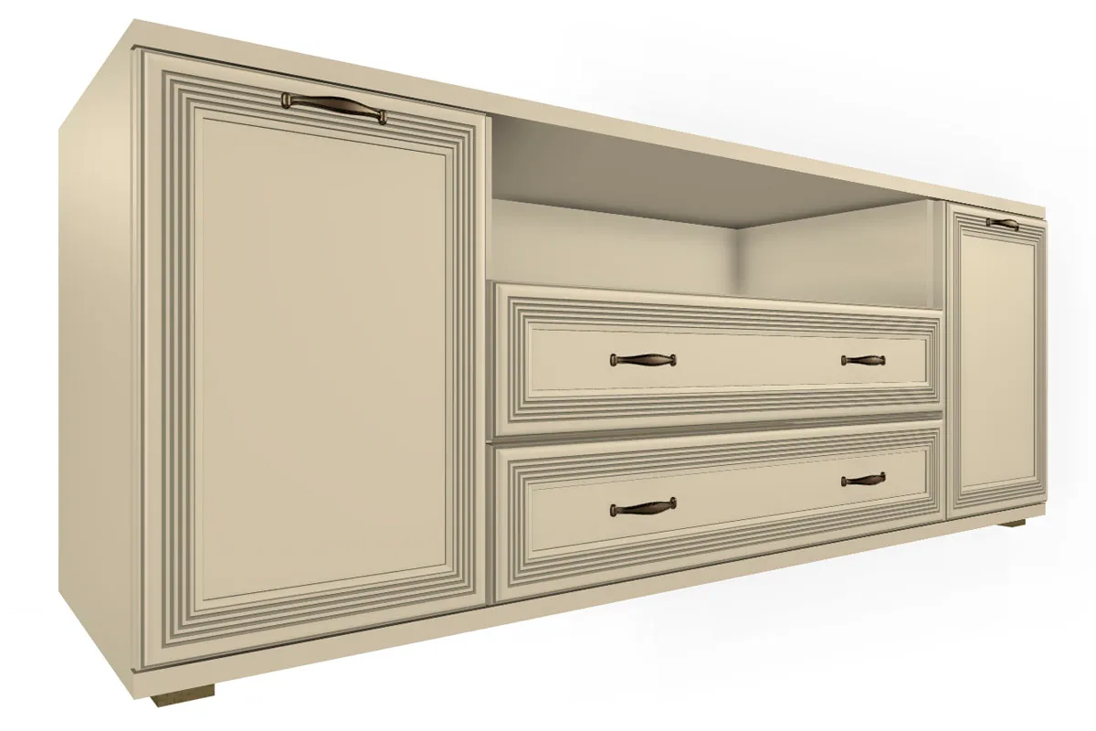 Гостиная Карина комплект 2 (Серый Кашемир) — Мебель-центр Озерцо