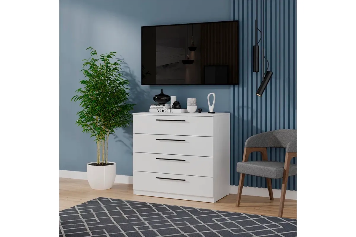 Комод Агата (Белый) — Мебель-центр Озерцо