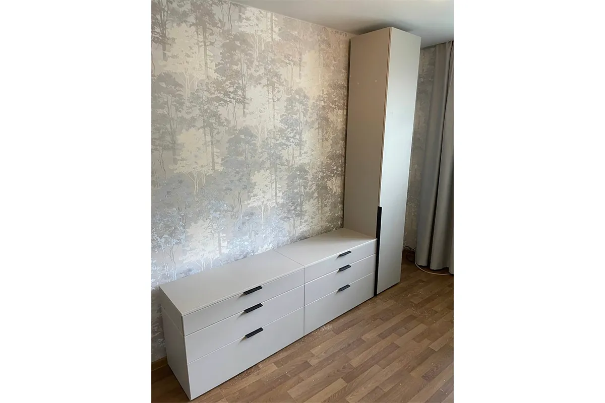 Пенал Мария МП 45.40 (Дымчато-серый) в мебель-центре Озерцо