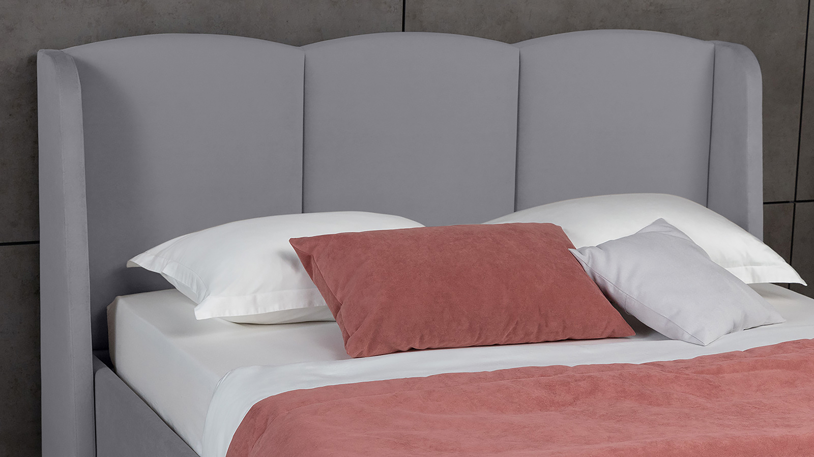 Кровать Milora Nova, Тк. Sky Velvet 08 200x200 - купить в Озерце