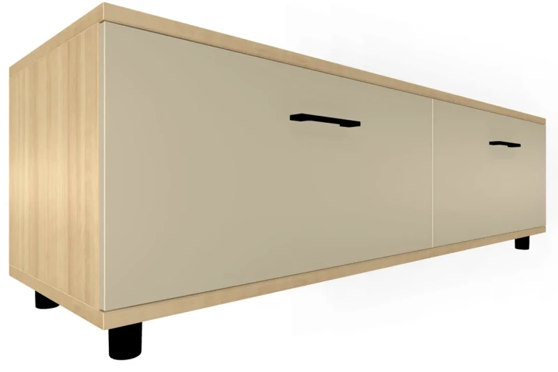 Тумба ТБ-5039-АС-КМ (Ясень Асахи/Кашемир Матовый) — Мебель-центр Озерцо