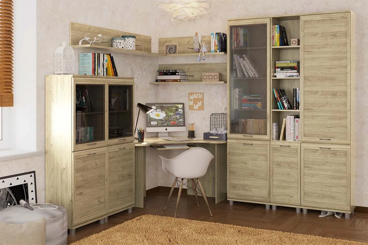 Стол СТ-1012 (Гикори Джексон Светлый) — Мебель-центр Озерцо