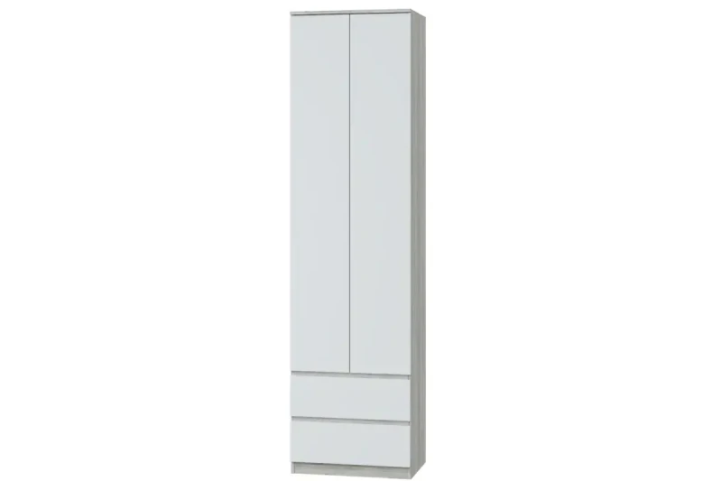Шкаф для одежды Лори (Дуб серый/Белый) в мебель-центре Озерцо