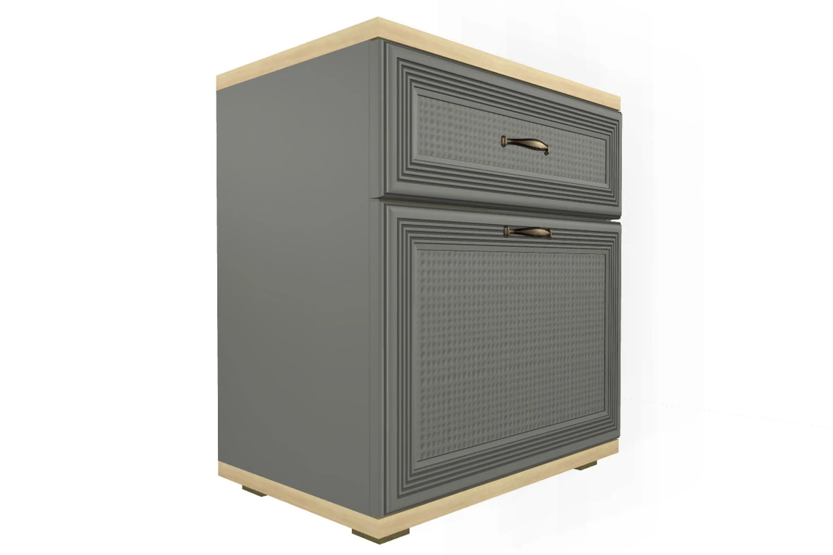 Готовый комплект для спальни СК-1006-АС-СО (Ясень Асахи/Серый Оникс) - купить в Озерце