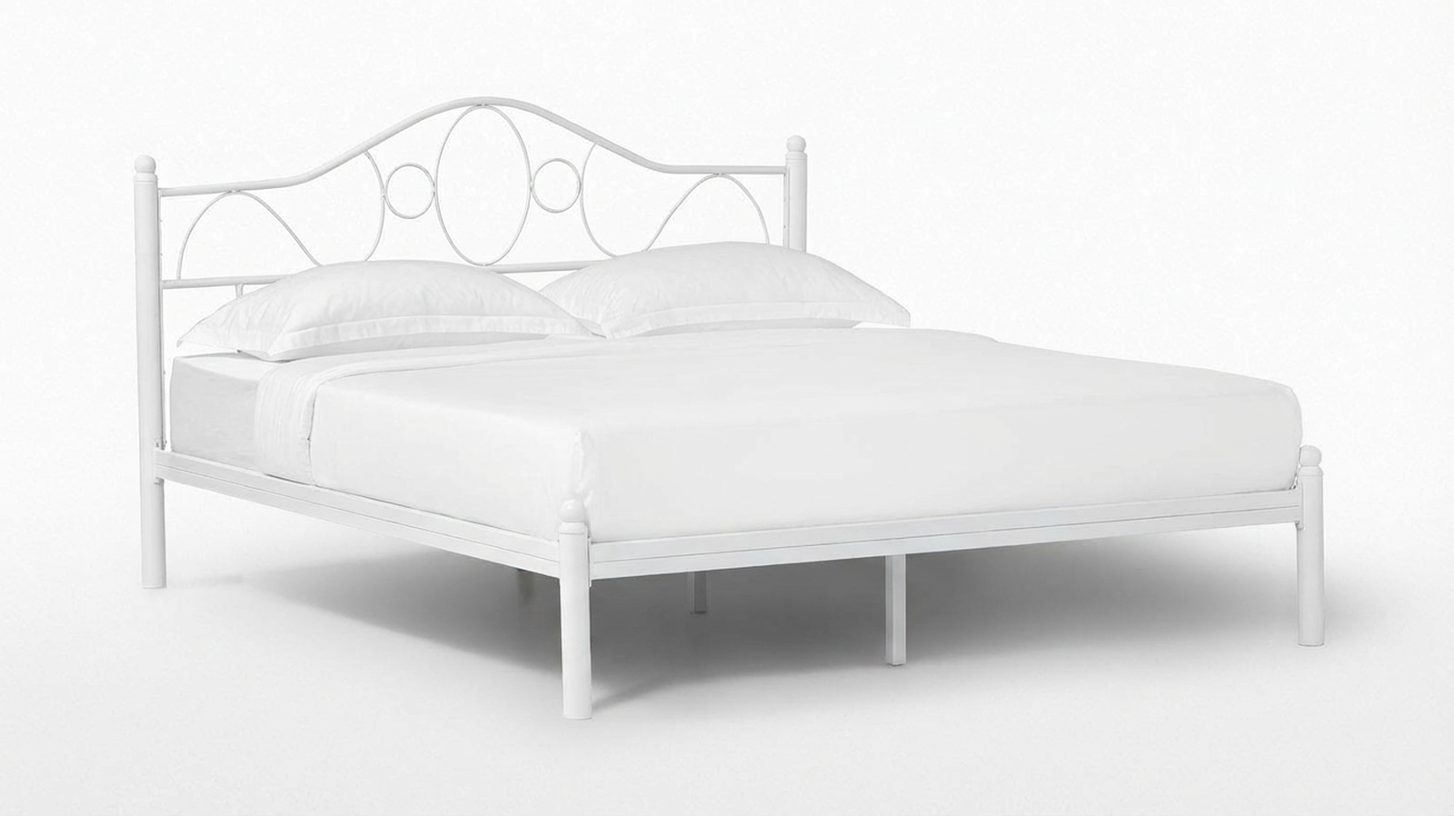 Кровать Viana 140x200 цвет белый шагрень - купить в Озерце