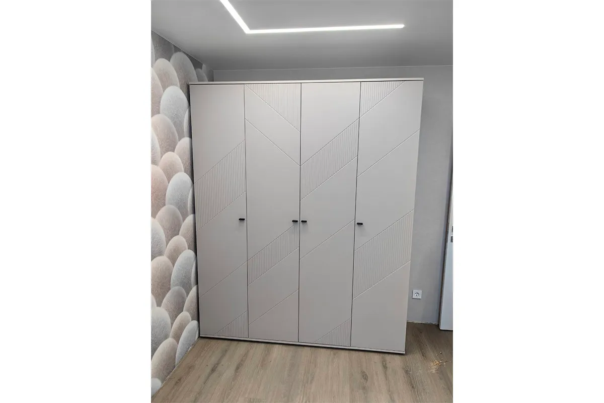 Шкаф Кашемир 4-х дв. (Кашемир/Сантьяго) в мебель-центре Озерцо