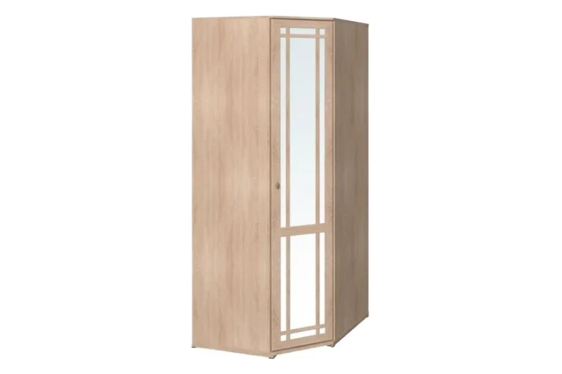 Sherlock 10 Шкаф угловой фасад зеркало дуб сонома в мебель-центре Озерцо