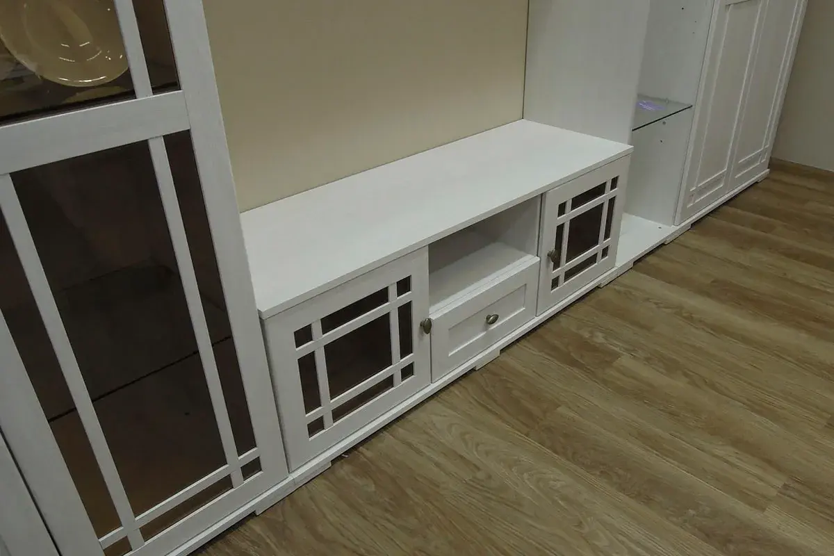 Sherlock 3 Тумба ТВ Ясень Анкор светлый — Мебель-центр Озерцо