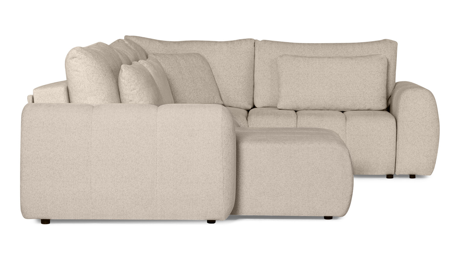 Диван -кровать П-образный Mellow-4 секц. ткань Raven 22 247x350 — купить в Озерце