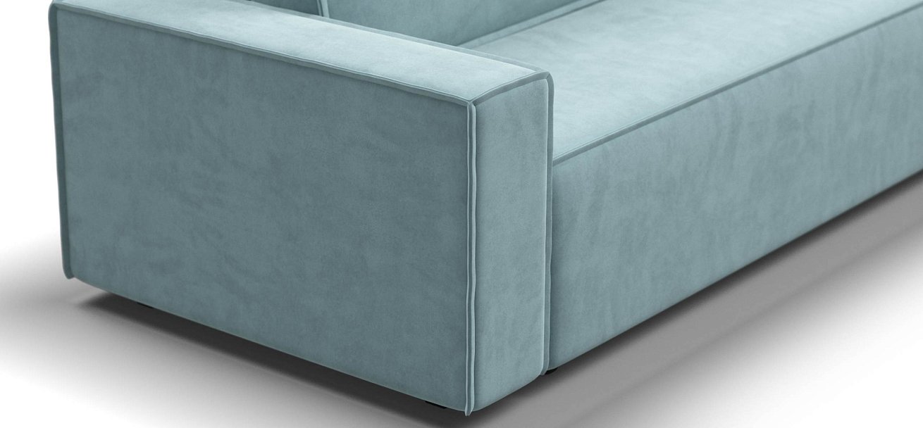 Лофт диван Велюр Монолит аква — купить в Озерце