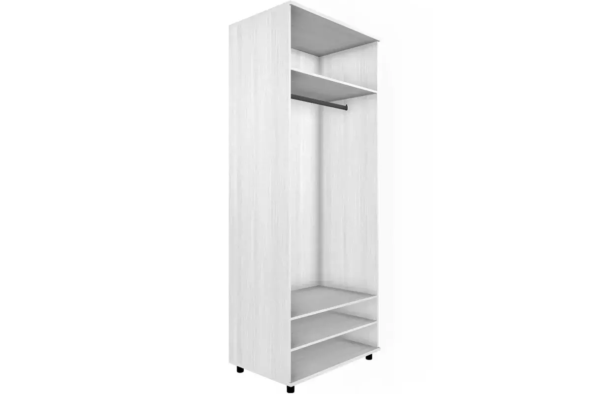 Шкаф для одежды и белья ШК-5007-СЯ-ЛМ (Снежный Ясень/Латте Матовый) в мебель-центре Озерцо