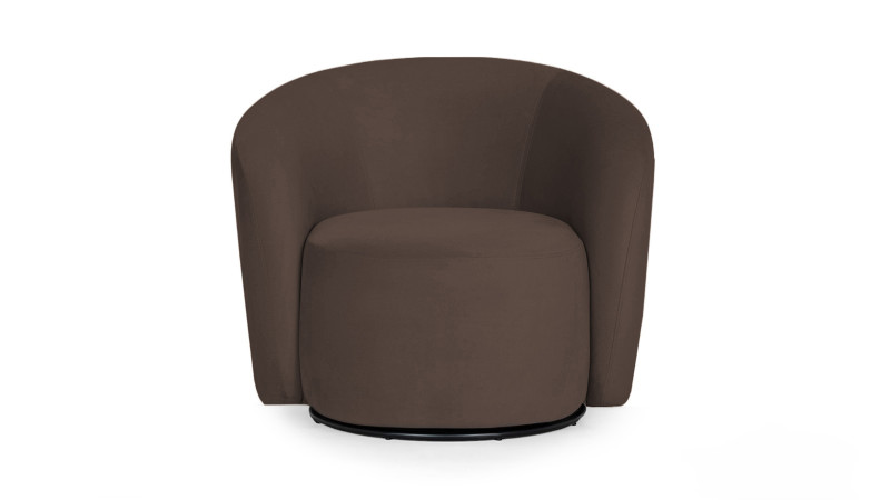 Кресло поворотное Nuage, ткань Sky Velvet 01 Sky Velvet 02 86x90 — купить в Озерце