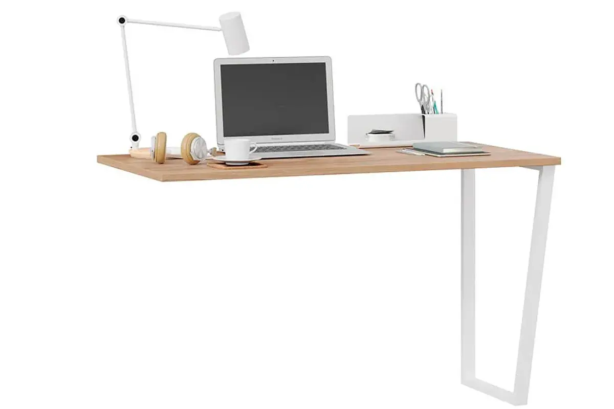 Стол письменный Порто ТД-393.15.01 (Белый/Яблоня Беллуно) — Мебель-центр Озерцо