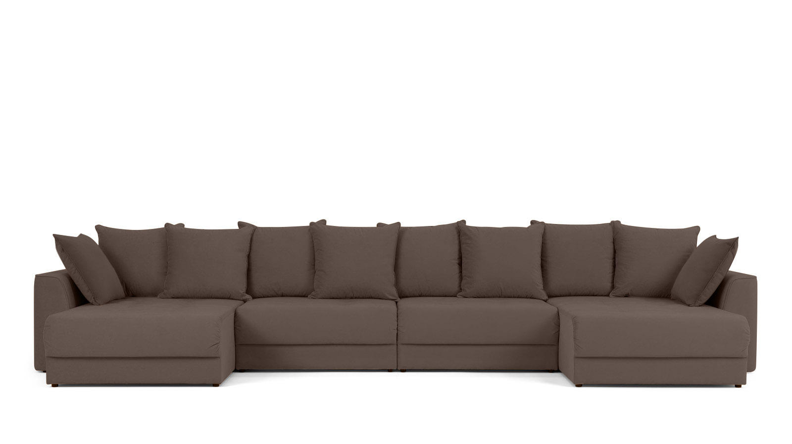 Диван Monako New П-образный с коробом для белья, Тк. Sky Velvet 02 157x455 — купить в Озерце
