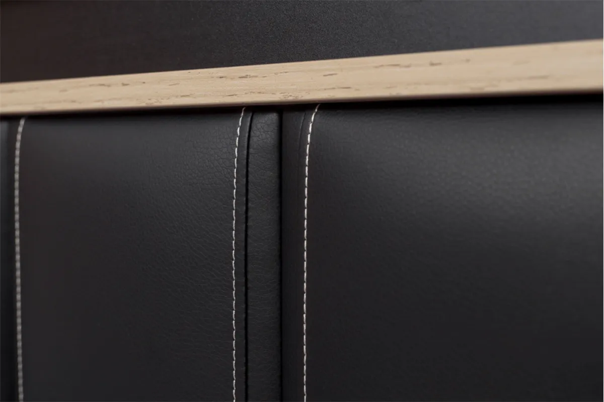 Спальня Nature №2  (Гаскон Пайн / Черный) - купить в Озерце