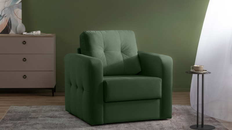 Кресло Loko Pro с широкими подлокотниками, Тк. Casanova Grass 85x95 — купить в Озерце