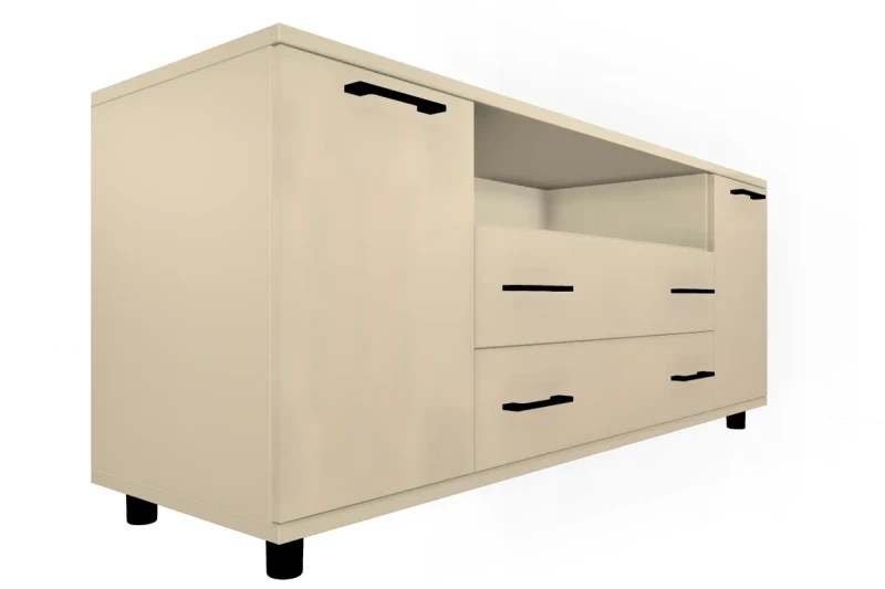 Тумба ТБ-5021-СК-КГ (Серый Кашемир/Кашемир Глянцевый) — Мебель-центр Озерцо