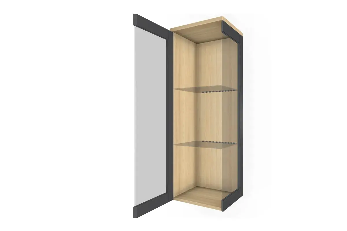 Антресоль АН-5008-АС-АМ (Ясень Асахи/Антрацит Матовый) в мебель-центре Озерцо