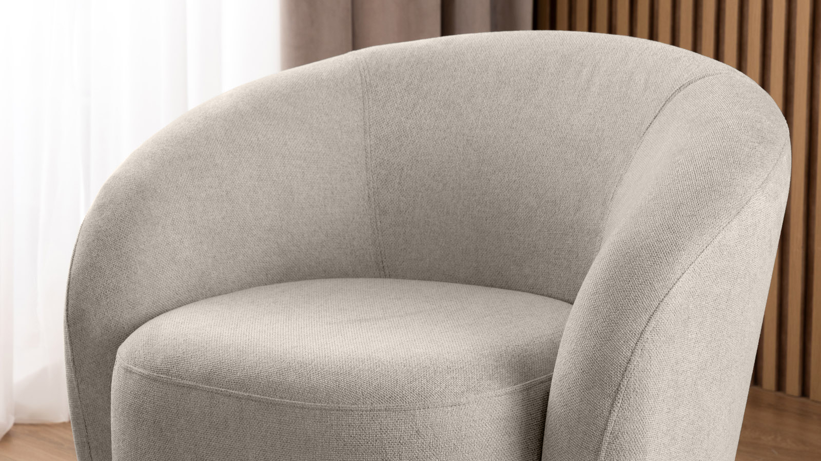 Кресло поворотное Nuage, ткань Forte 01 86x90 — купить в Озерце