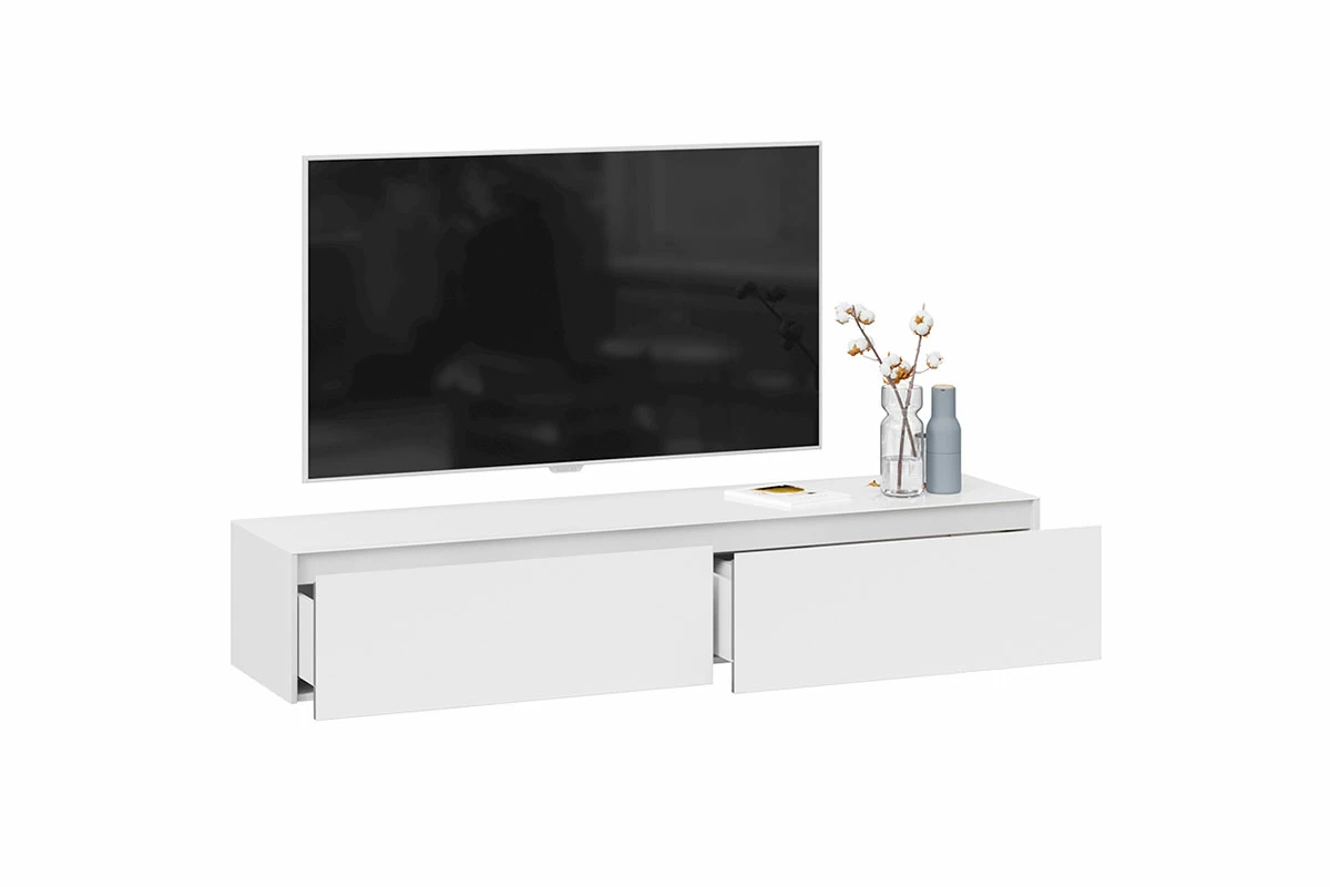 Тумба для теле- и радиоаппаратуры Глосс ТД-319.03.11 (Белый глянец) — Мебель-центр Озерцо