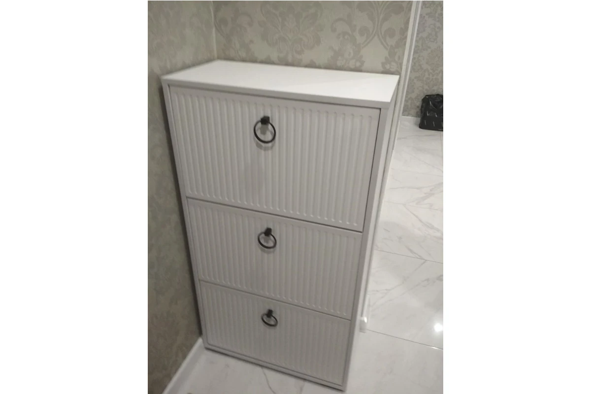 Обувница Шарлиз (Белый) — Мебель-центр Озерцо