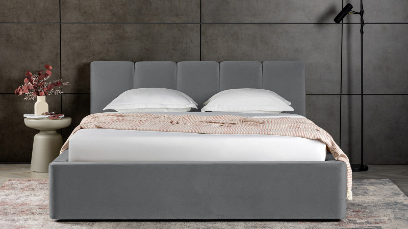 Кровать Niks Тк. Sky Velvet 16 120x200 - купить в Озерце