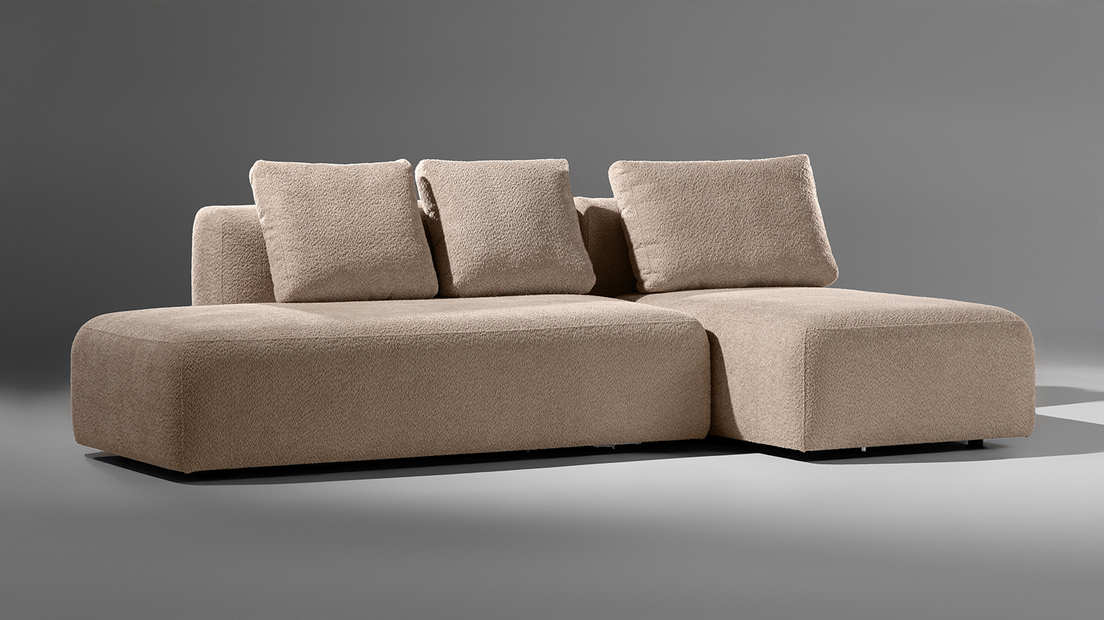 Диван модульный 2-секционный Molto 170+125 Тк. Soul 112 147x258 — купить в Озерце