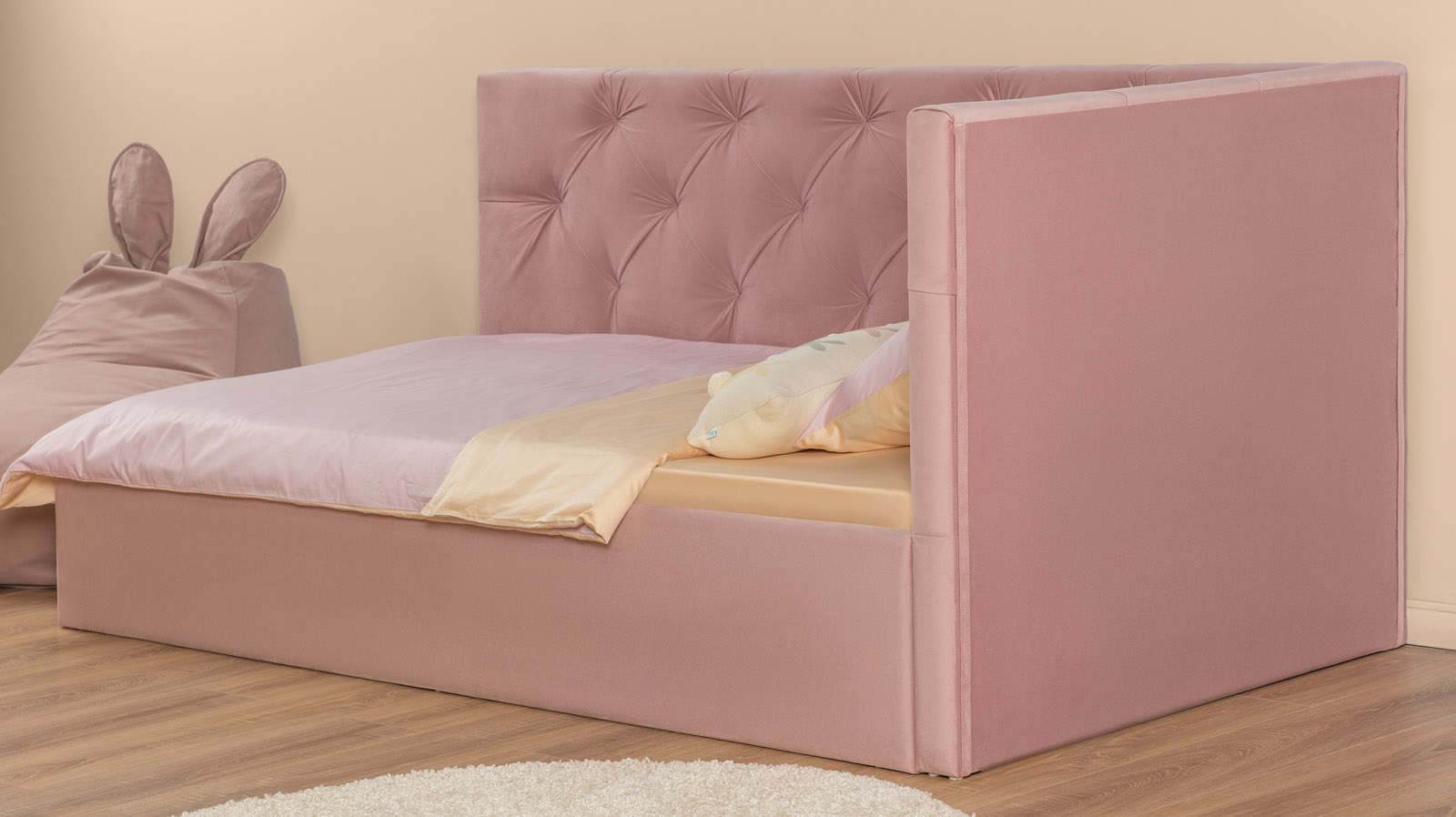 Детская кровать Camilla Pro, Тк. Sky Velvet 01 90x190 — Мебель-центр Озерцо