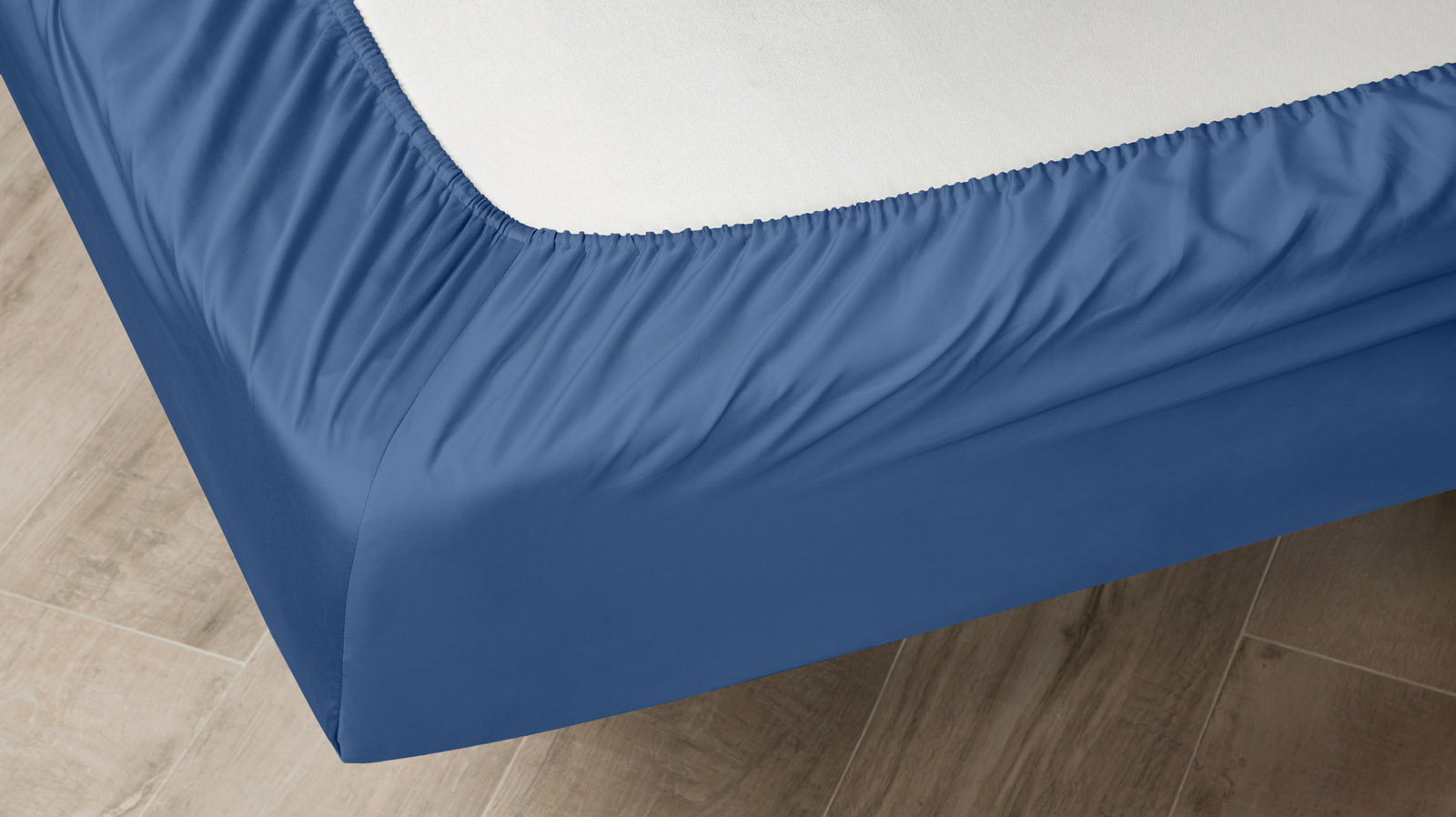 Простынь на резинке Askona Lite Home, цвет Морская глубина 140x200 в мебель-центре Озерцо