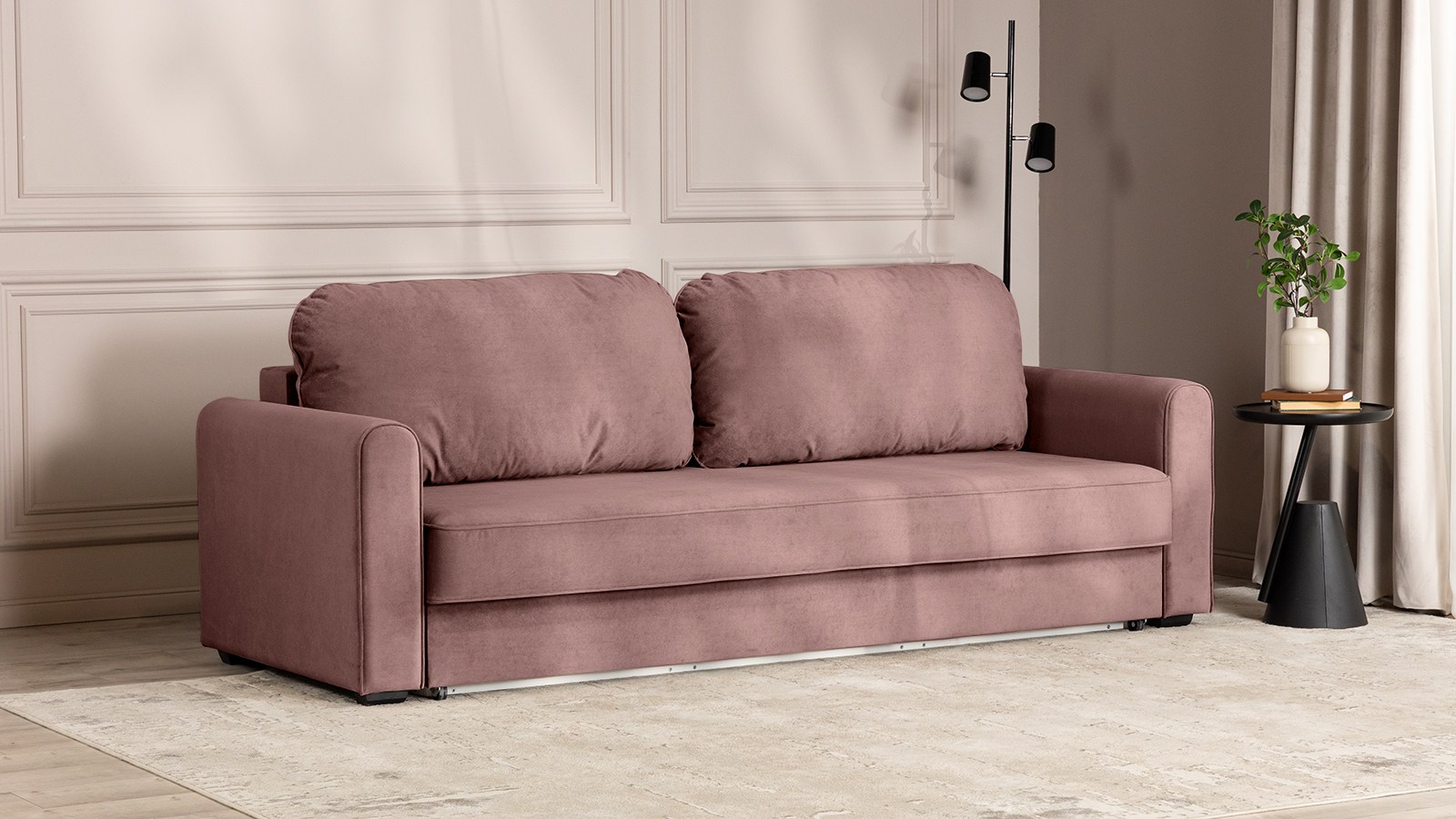 Диван -кровать Magni ткань Sky Velvet 01 96x233 — купить в Озерце