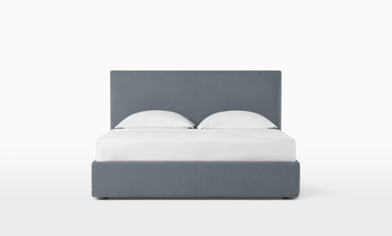 Кровать Adagio, ткань Sky Velvet 08, 160x200 - купить в Озерце