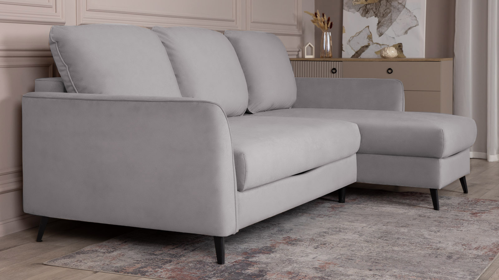 Диван -кровать угловой Laguna, Тк. Dumont 24 159x245 — купить в Озерце