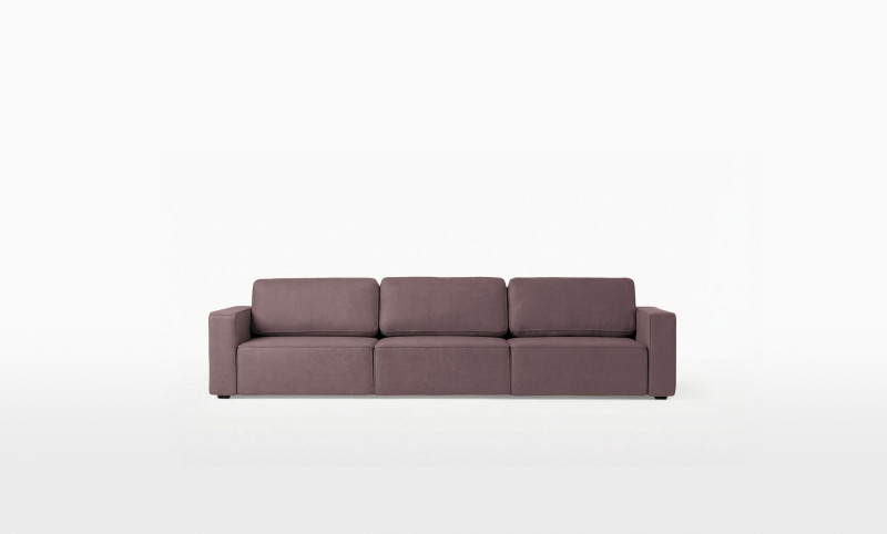 Диван -кровать Ralf, ткань Casanova Lilac, 3х секционный 122x346 — в мебель-центре Озерцо