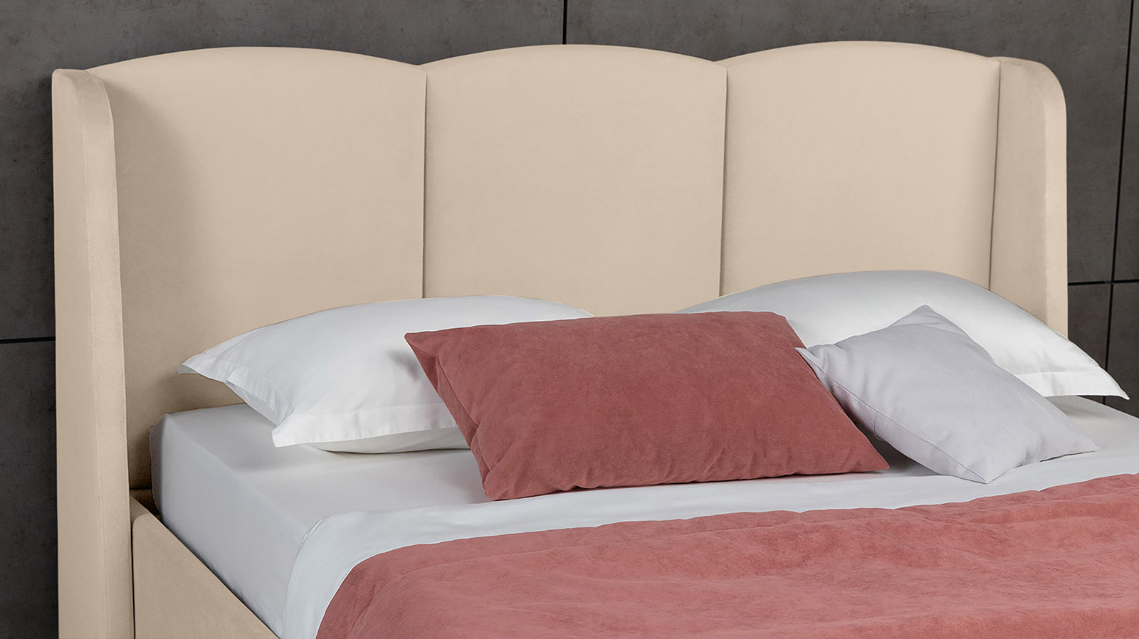 Кровать Milora Nova, Тк. Casanova Milk 140x200 - купить в Озерце