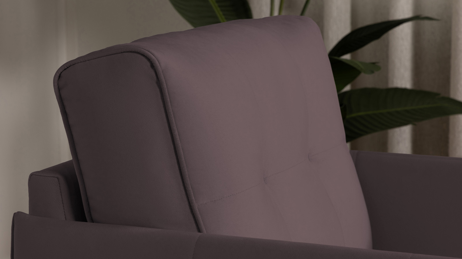 Кресло Amani Pro, Тк. Casanova Lilac (подлокотник: 5 см) 73.5x89 — купить в Озерце