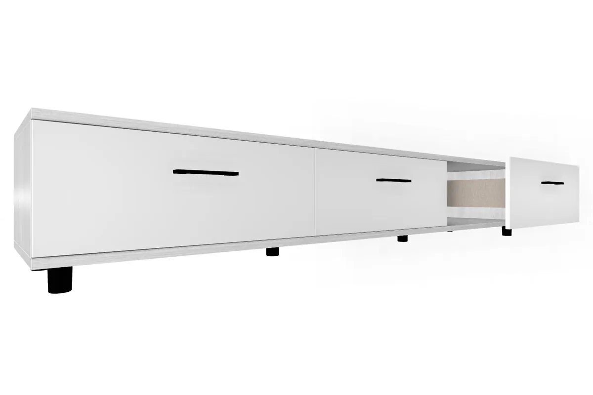 Тумба ТБ-5071-СЯ-БГ (Снежный Ясень/Белый Бриллиант Глянцевый) — Мебель-центр Озерцо