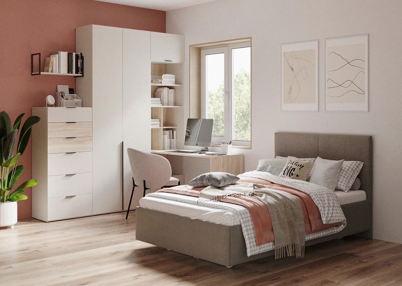 Шкаф Мария МШ/МШУ 90.40 (Дымчато-серый) в мебель-центре Озерцо