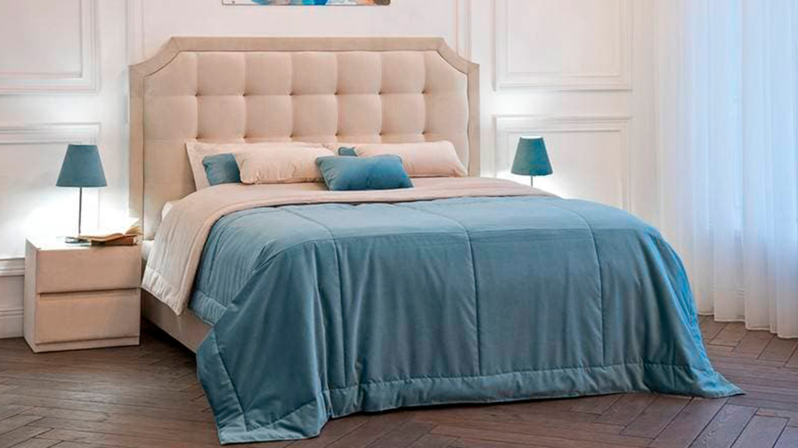 Кровать с подъемным механизмом Gracia, ткань Sky Velvet 03, 140x200 - купить в Озерце