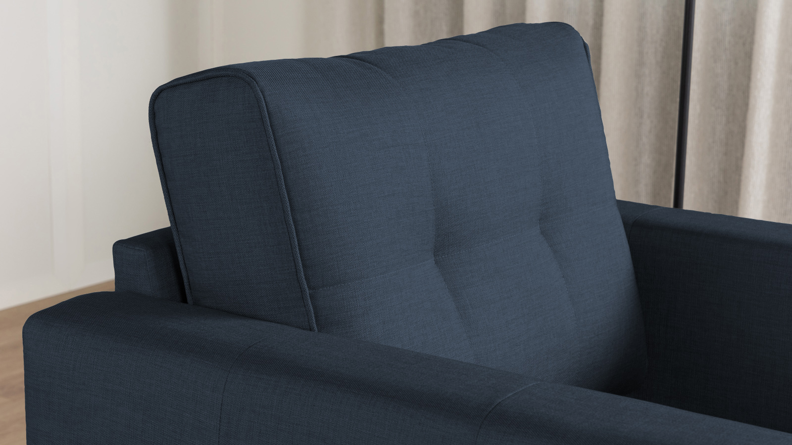 Кресло Amani Pro, Тк. Lidot blue (подлокотник: 15 см) 89x93.5 — купить в Озерце