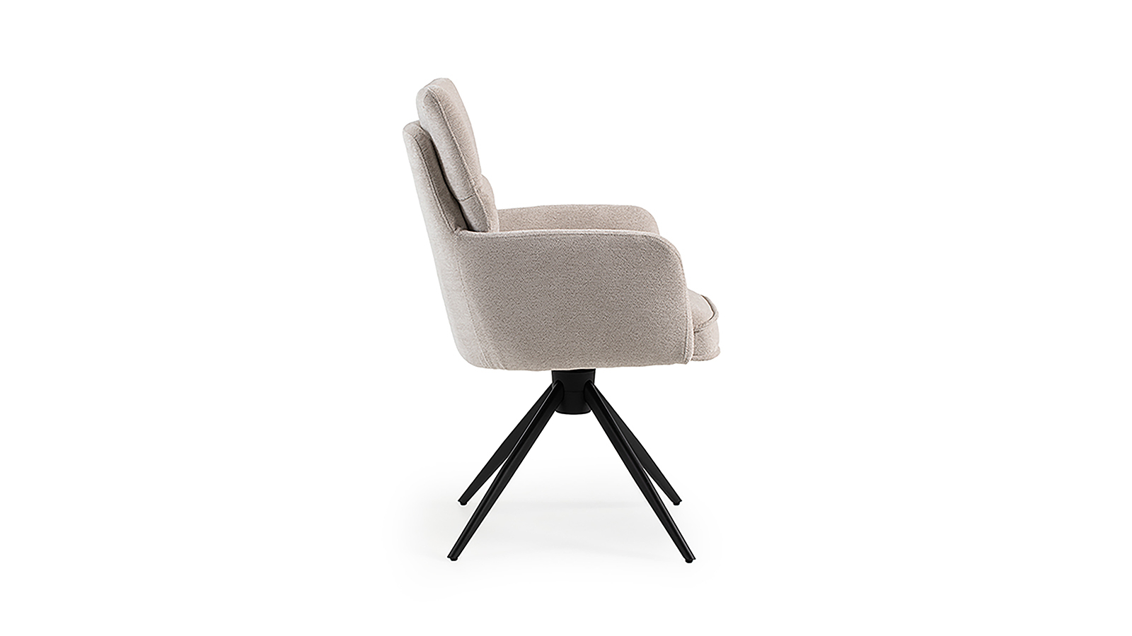 Кресло Hampton, цвет шенилл молочный 58x60 — купить в Озерце