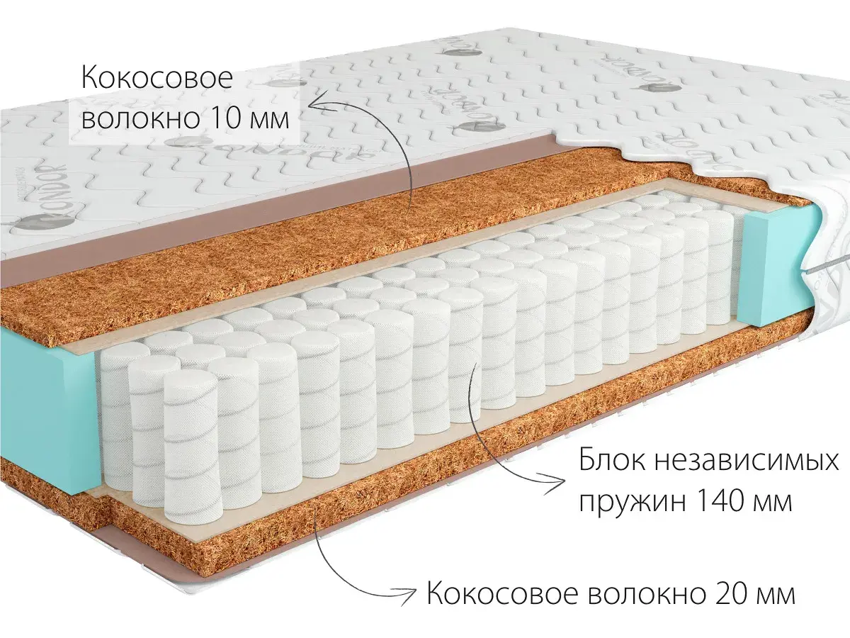 Матрас Kondor Medic Medio 90х200х18 трикотаж - купить в Озерце