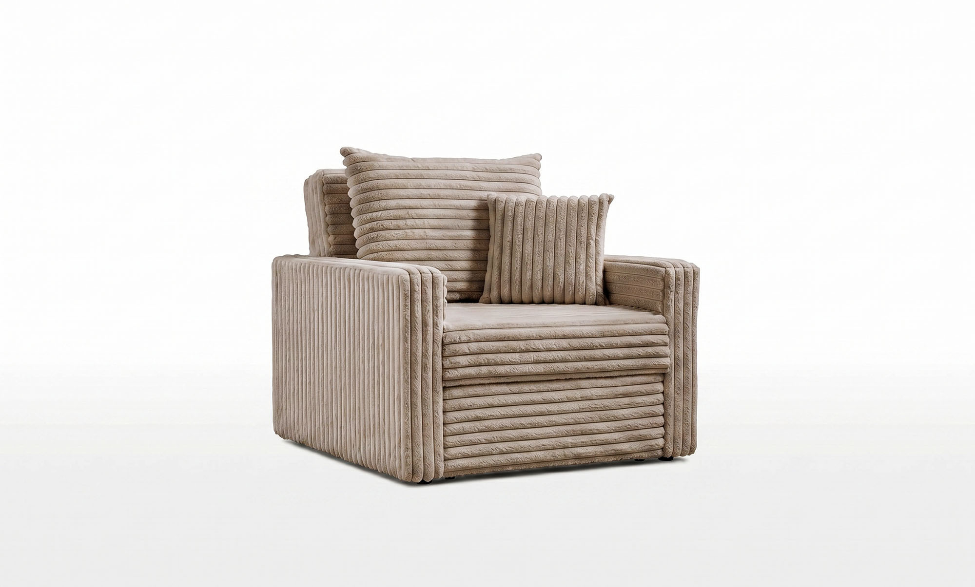 Кресло -кровать Teddy, ткань Pluma beige — купить в Озерце